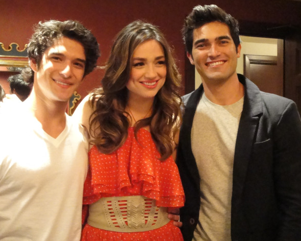 crystal reed actress. Tyler Posey, Crystal Reed,