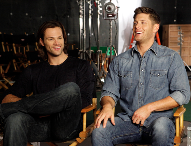 Jensen Ackles and Jared Padalecki (photo credit: Chris Frawley/Warner Bros. Entertainment Inc. )