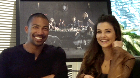 Charles Michael Davis and Danielle Campbell (photo credit: Tiffany Vogt)